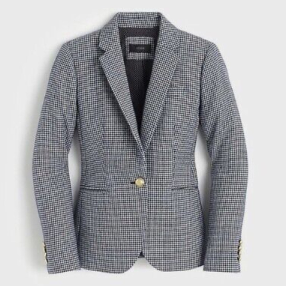 JCrew | Campbell Houndstooth Blazer
